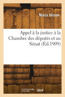 Appel à la justice à la Chambre des députés et au Sénat