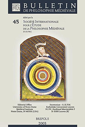 Bulletin de Philosophie Medievale. No. 45