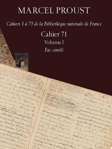 Cahier 71 (Marcel Proust. Cahiers 1 A 75 de la Bibliotheque Nationale d) (French Edition)