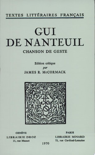 Gui de Nanteuil chanson de geste
