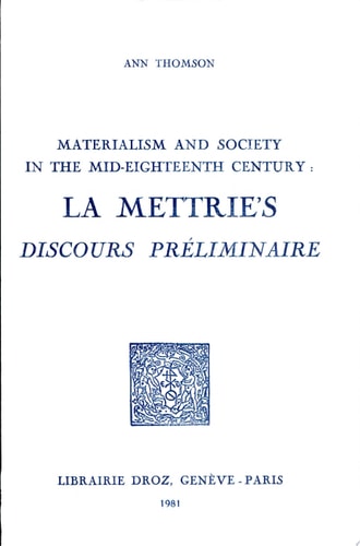 Discours Préliminaire