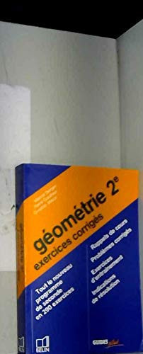 Géométrie 2e exercices corrigés