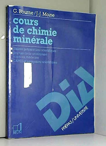 Cours de chimie minérale