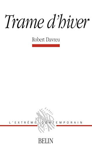 Trame d'hiver: Poèmes