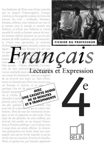 Français 4e lectures et expression