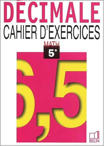 Decimale Mathematiques Cahier E