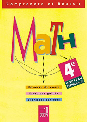 Math, 4e nouveau programme