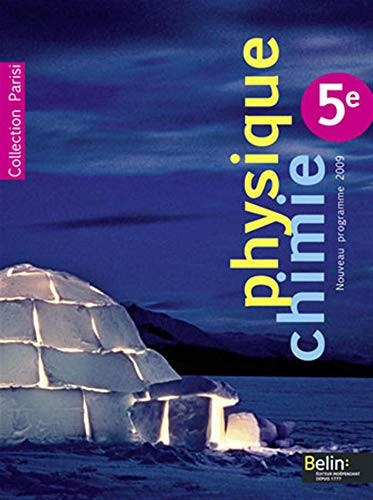 Physique chimie 5e nouveau programme 2009