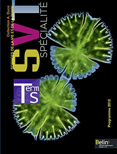 Sciences de la Vie et de la Terre Tle S spécialité Programme 2012