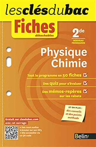 Fiches détachables Physique-chimie 2de