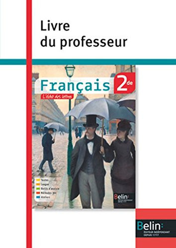 Français 2de Livre du professeur