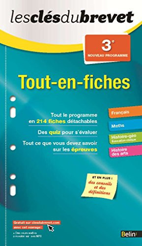 Tout-en-fiches 3e