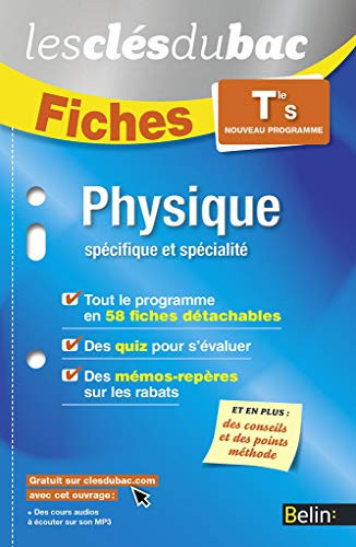 Physique Tle S spécifique et spécialité