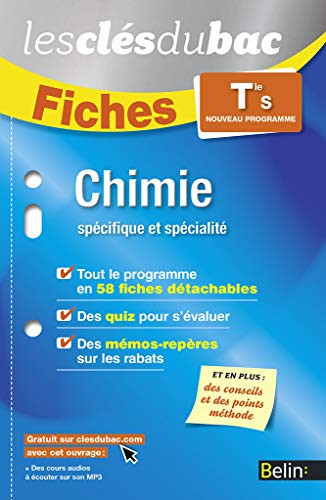 Chimie Tle S spécifique et spécialité