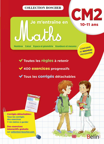 Je m'entraîne en Maths CM2 10611 ANS