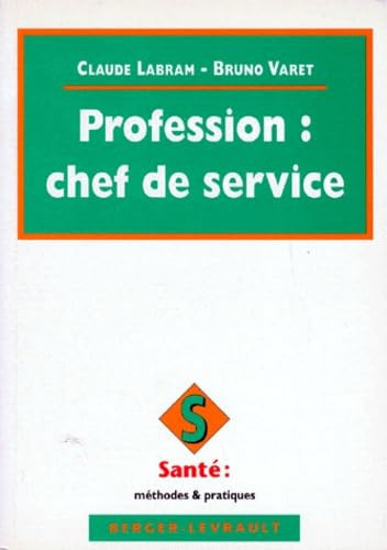Profession, chef de service