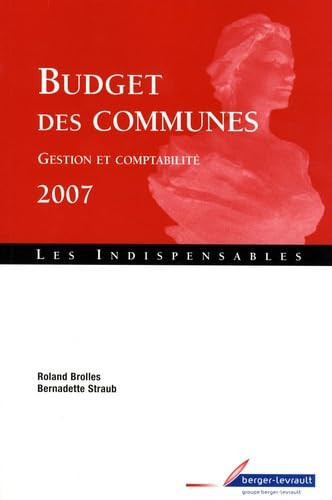 Budget des communes - gestion et comptabilité
