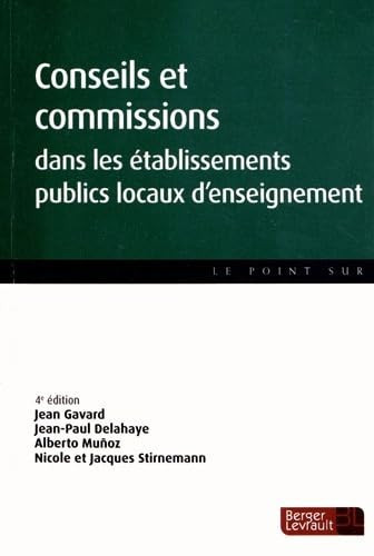 Conseils et commissions dans les établissements publics locaux d'enseignement