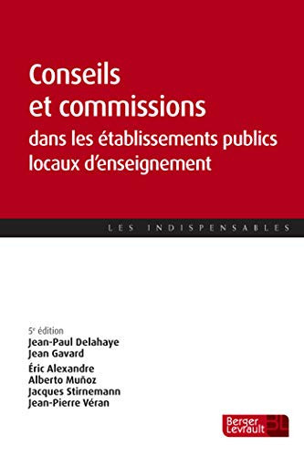 Conseils et commissions dans les établissements publics locaux d'enseignement