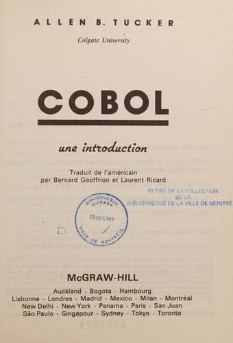 COBOL une introduction