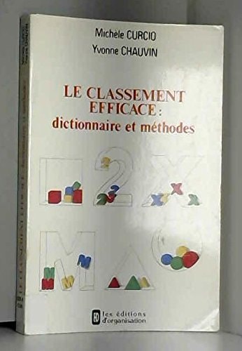 Le classement efficace dictionnaire et méthodes