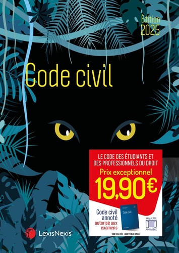 Code civil Jaquette Blue Jungle