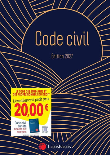 Code civil 2027 - jaquette Soleil levant