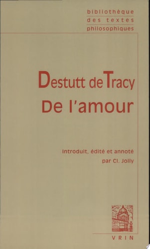 De l'amour Texte original en langue française