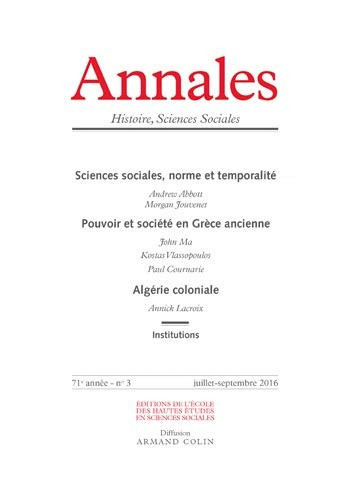Sciences sociales, norme et temporalité