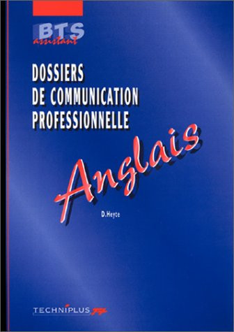 Dossiers de communication professionnelle Anglais BTS assistant