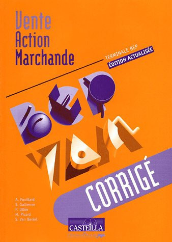 Vente Action Marchande Tle BEP Corrigé
