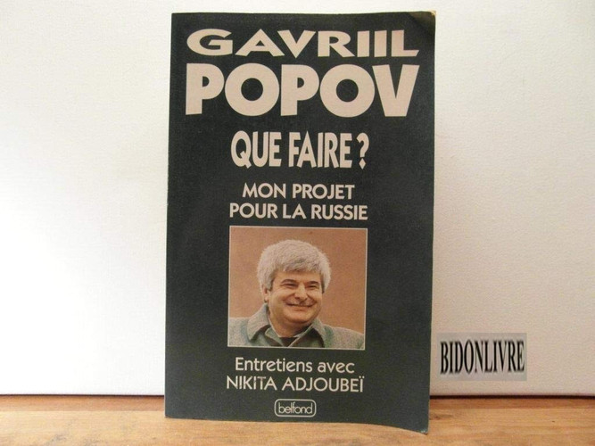 Que faire? mon projet pour la Russie