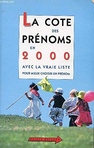 La cote des prénoms en 2000
