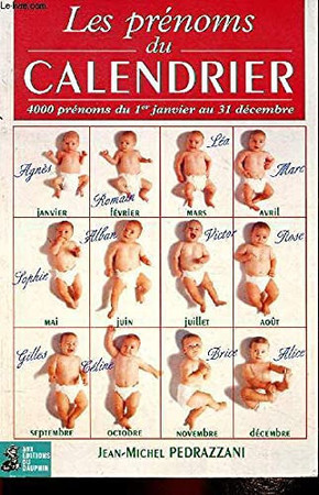 Les prénoms du calendrier