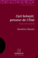 Carl Schmitt, penseur de l'État Gen?se d'une doctrine