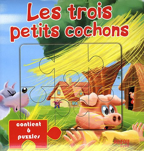 Les trois petits cochons Livre puzzle