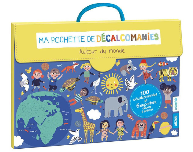 Ma pochette de décalcomanies Autour du monde