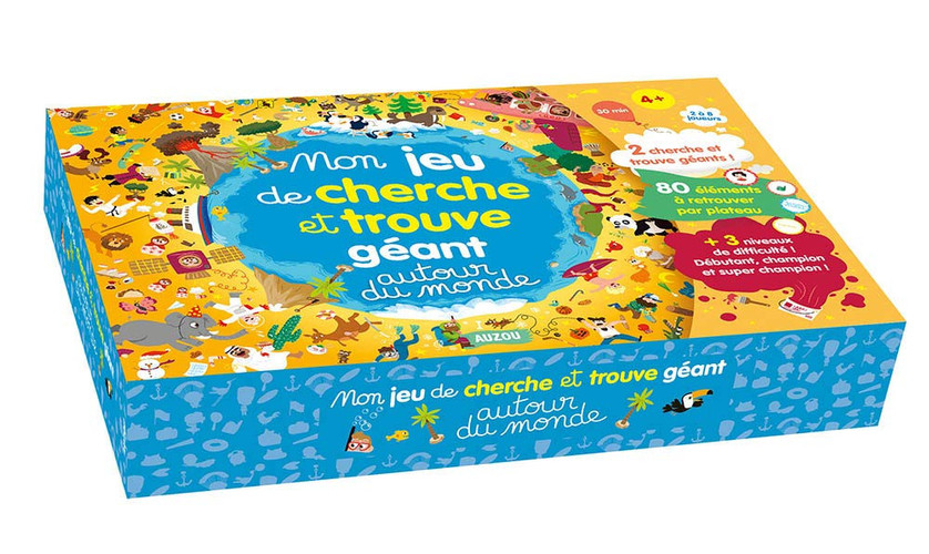 MON JEU DE CHERCHE ET TROUVE GÉANT - AUTOUR DU MONDE