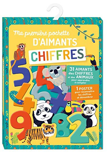 Ma première pochette d'aimants Chiffres Avec 31 aimants et 1 poster