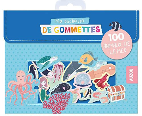 Ma pochette de gommettes 100 animaux de la mer