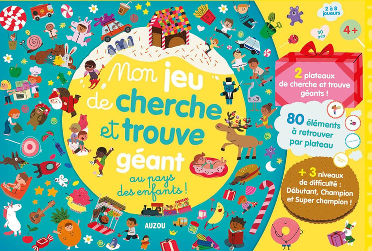 MON JEU DE CHERCHE ET TROUVE GÉANT - AU PAYS DES ENFANTS (Grands jeux)