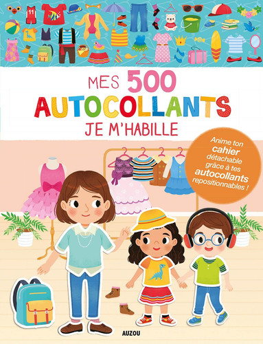 Mes 500 autocollants Je m'habille