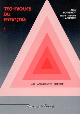 Techniques du Français Tome 1