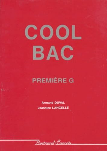 Cool bac anglais, 1re G