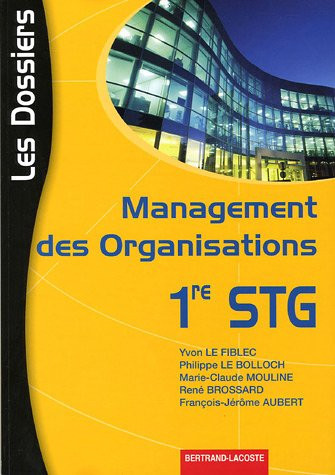 Management des organisations 1re STG