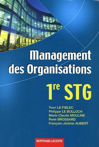 Management des organisations, 1re STG