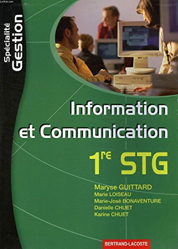 Information et communication 1ère STG