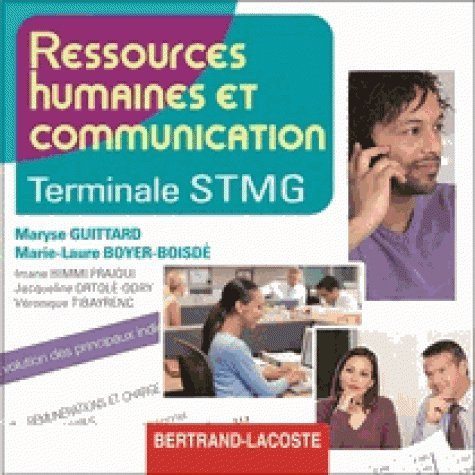 Ressources humaines et communication Terminale STMG CD du professeur
