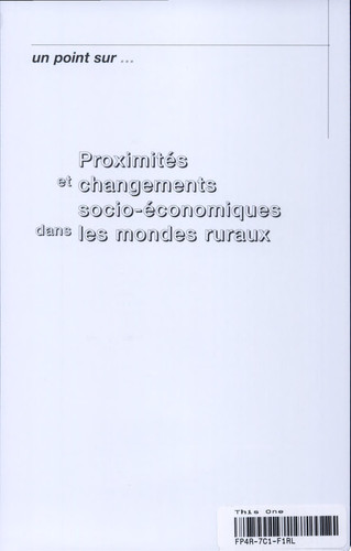 Proximités et changements socio-économiques dans les mondes ruraux