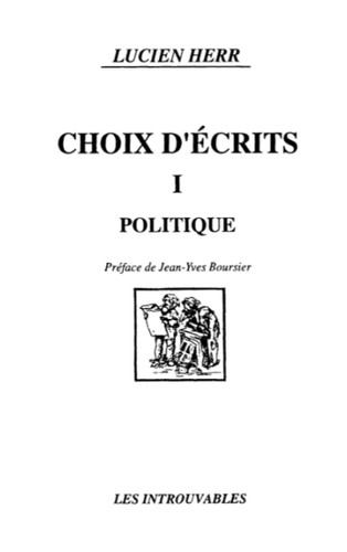 Choix d'écrits: Politique (1)